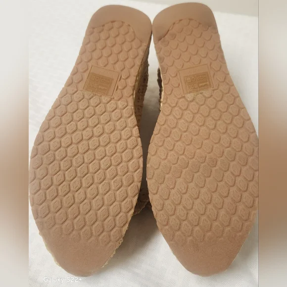 Dolce Vita Jaka Raffia Platform Espadrilles Loafers 9.5.   #Z18 - Picture 8 of 12